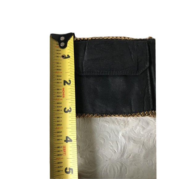 Vintage W. Germany Gold Tone Micro Mesh Metal Bi-Fold Wallet Coin Purse 7.5 x 3” - Picture 12 of 12